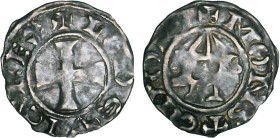 LOUIS VI le Gros (1108-1137)
Montreuil-sur-Mer : Denier, 5e type, var. revers "monstedolv" et cantonné de 3 annelets
 - TTB 35 (TTB)
Très Rare !!
...