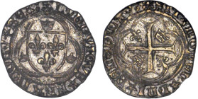 LOUIS XII le Père du peuple (1498-1514)
Grand blanc à la couronne, ou douzain
 - TTB 45 (TTB++)
Point 14e : Troyes - Faux d'époque
Pt 14e au rever...