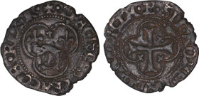 FRANÇOIS Ier (1515-1547)
Double tournois du Dauphiné, 1er type
 - TTB 35 (TTB)
Pt 2e : Romans, P initial (1526-29)


D 871
 - BILLON - 0,95g
 ...