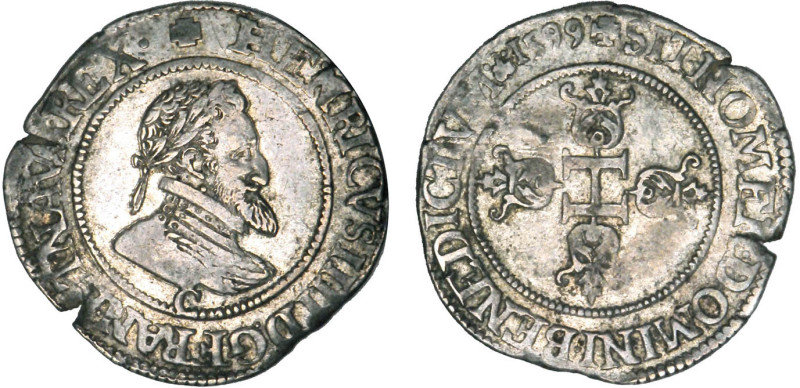 HENRI IV le Grand (1589-1610)
1/2 franc
1599 C - TTB 40 (TTB+)
Très Rare !!
...