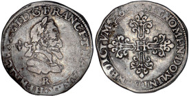 HENRI IV le Grand (1589-1610)
1/2 franc au lis, Villeneuve, 1602-1603
1602 R - TB 20 (TB+)
Très Rare !!


D 1214, KM# 19
ST ANDRÉ DE VILNEUVE -...