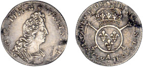 LOUIS XIV le Grand (1643-1715)
1/12 d'écu aux insignes
1702 A - TTB 30 (TTB-)
rf - Très Rare !!


DR 359, D 1536-1536b, GR 121, KM# 321
PARIS -...