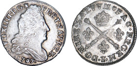 LOUIS XIV le Grand (1643-1715)
10 sols aux insignes
1707 T - TTB 45 (TTB++)
Assez Rare !


DR 397, D 1566, GR 133, KM# 349
NANTES - ARGENT - 3,...