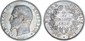 2 FRANCS
2 FRANCS Napoléon III, tête nue
1856 bb - TTB 45 (TTB++)
Rare !


G 523, F 262, KM# 780
STRASBOURG - ARGENT - 9,98g
 ----------------...