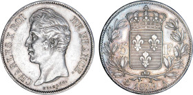 5 FRANCS
5 F, Charles X 2e type
1829 A - SUP 50 (SUP-)



G 644, F 311, KM# 728
PARIS - ARGENT - 
 ----------------------------------------
5...