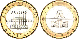20 FRANCS
20 FRANCS ESSAI DE FRAPPE Bi-métallique (1990)
ND - SUP 58 (SUP)
Rare !


G 869
 - BIMETALLIQUE - 
 --------------------------------...