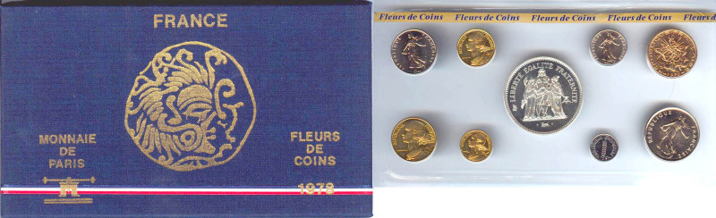 BOÎTIERS DE LA MONNAIE DE PARIS
Séries fleur de coin (FDC)
1978 - FDC 66 (FDC)...