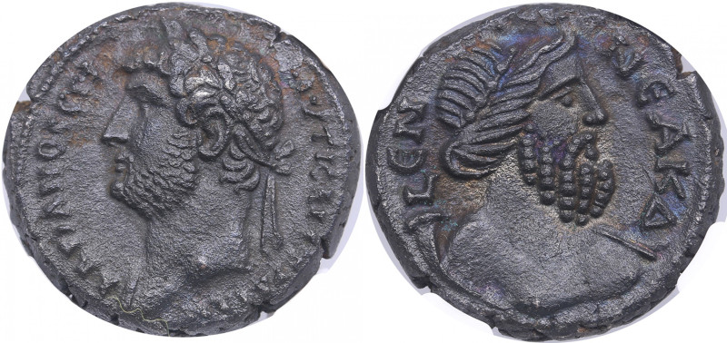 Egypt, Alexandria BI Tetradrachm yr. 19 (AD 134/5) - Hadrian (AD 117-137) - NGC ...