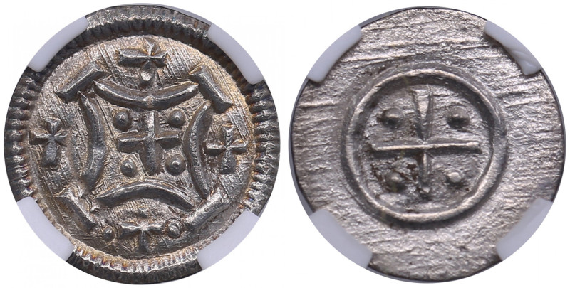 Hungary AR Denar - Bela III (1172-1196) - NGC MS 62
Marvelous luminous specimen ...