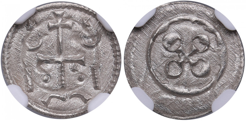 Hungary AR Denar - Bela III (1172-1196) - NGC MS 65
TOP POP. The highest graded ...