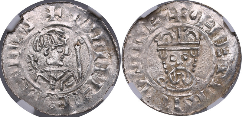 Netherlands, Groningen Denar - Willem van Pont (1054-1076) - NGC MS 63
TOP POP, ...