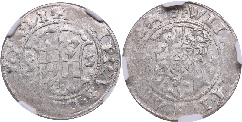 Riga Ferding 1555 - Wilhelm von Brandenburg & Heinrich von Galen (1551-1556) - N...