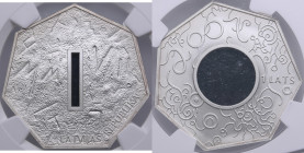 Latvia 1 Lats 2007 - Coin of digits - NGC PF 68 ULTRA CAMEO
Splendid specimen. With a box & certificate. 