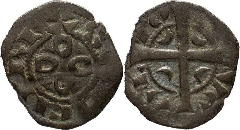 Portugal
 D. Sancho II (1223-1248)
Dinheiro 
A: SANCII REX
R: PO RT VG AL Cresce...