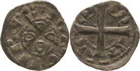 Portugal
 D. Sancho II (1223-1248) 
Dinheiro 
A: SANCII REX
R: PO RT VG AL 
AG: 11.06 0.67g. Fine