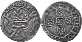 Portugal
 D. Afonso V (1438-1481) 
Chinfrão (12 Reais Brancos) AR Porto Subtitle Begins at 11 O'Clock
A: ALFONQ : Q( ) 
R: ADIVTORIVM : DNS : QVI( ) 
...