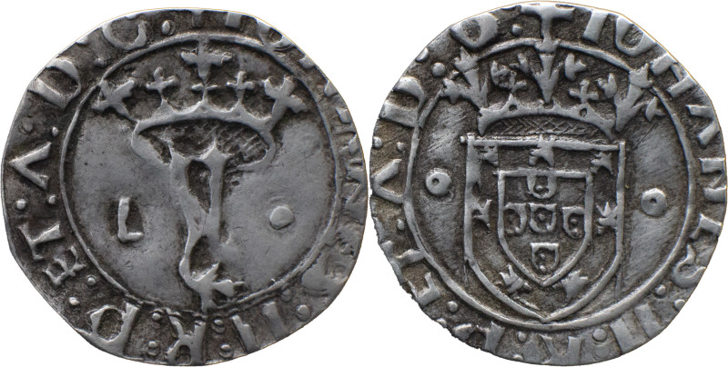 Portugal
 D. João II (1481-1495) 
Vintem (20 Reais Brancos)
A: IOHANES : II : R ...