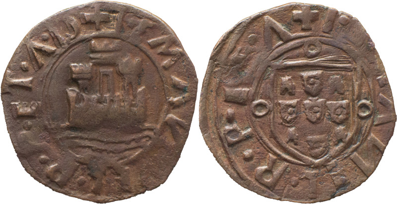 Portugal
 D. Manuel I (1495-1521) 
Ceitil AE
A: I . EMANUEL . R . P . ET . A . D...