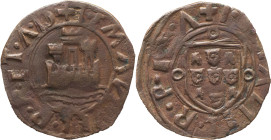 Portugal
 D. Manuel I (1495-1521) 
Ceitil AE
A: I . EMANUEL . R . P . ET . A . D
R: I . EMANUEL . R . P . ET . A
AG: 03.01 1.97g. Good Very Fine