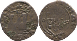 Portugal
 D. João III (1521-1557) 
Ceitil Hybrid AE
A: : EMANVEL( )ET A D : 
R: IOANES . 3 . R( )
AG: N/C F. M. N/C 1.97g RARA. Good Fine
