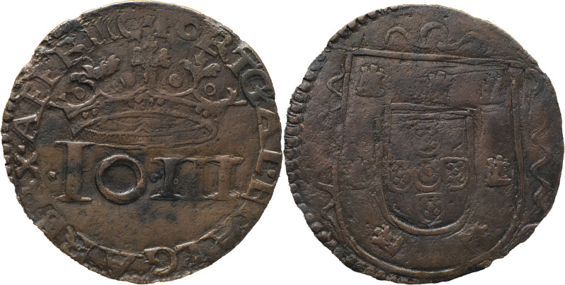 Portugal
 D. João III (1521-1557) 
3 Reais AE
A: PORTGAL . ETALGARB . RX . AFFRI...