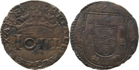 Portugal
 D. João III (1521-1557) 
3 Reais AE
A: PORTGAL . ETALGARB . RX . AFFRIC 
R: ESCUDO
AG: 13.01 5.14g. Very Fine