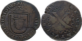 Portugal
 D. João III (1521-1557) 
X Reais ( Patacão ) AE
A: IOANES : III : D : G : POR : ETALGARBIORVM 
R: REX . QVINTVS . DECIMVS
AG: 15.02 15.69g V...