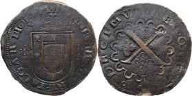 Portugal
 D. João III (1521-1557) 
X Reais ( Patacão ) AE
A: IOANNES : III : D : G : PORT : ETALGARBIORVM : 
R: REX . QVINTVS . DECIMVS
AG: 15.11 16.5...