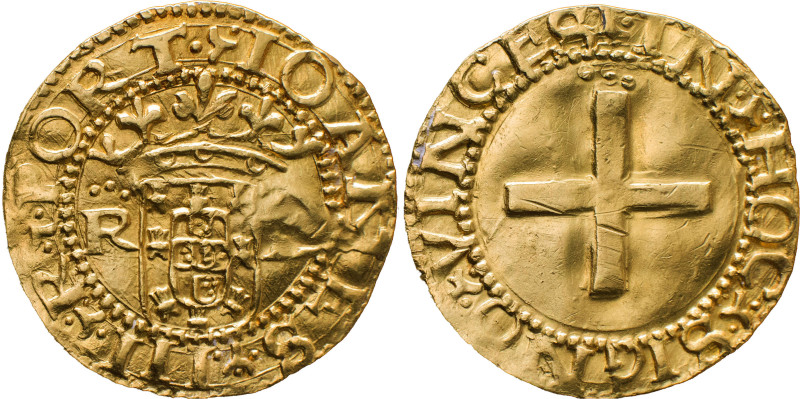 Portugal
 D. João III (1521-1557) 
Cruzado (400 Reais) AU
A: IOANES ^ III ^ R ^ ...