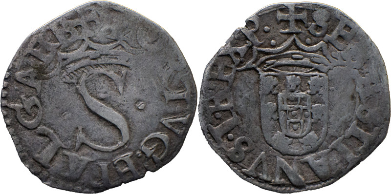 Portugal
 D. Sebastião (1557-1578) 
Vintém (20 Reais) Ag
A: . S . PORTVG : ETALG...