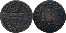 Portugal
 D. João IV (1640-1656) 
Real and Half (1 1/2 Real) AE
A: IOANNES IIII D REX PORTVGALI
R: 1 1/2 REX XVIII
AG: 01.01 5.05g. Very Fine