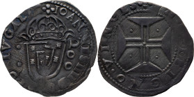 Portugal
 D. João IV (1640-1656) 
Half Cruzado (200 Reis) Lisboa Ag 
A: IOANNES IIII D G REX PORTVGALIE
R: IN . HOC . SIGNO . VINCES 
AG: 85.03 11.02g...