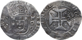 Portugal
 D. Afonso VI (1656-1667)
Stamp 2S0 Over Half Cruzado (200 Reis) Ag 
A: IOANNES IIII D G REX PORTVGALI
R: IN H( ) SIG( ) VIN . CES 
AG: 42.03...