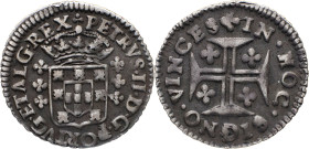 Portugal
 D. Pedro II (1683-1706) 
3 Vintens (60 Reis) Ag 
A: PETRVS . II . D . G . PORTVG . ET ALG . REX
R: IN . HOC . SIGNO . VINCES 
AG: 34.05 2.18...