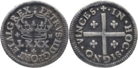 Portugal
 D. Pedro II (1683-1706) 
4 Vintens (LXXX Reis) Ag 
A: PETRVS . II . D . G . PORT . ET . ALG . REX
R: IN + HOC + SIGNO + VINCES 
AG: 44.09a 3...