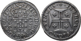 Portugal
 D. Pedro II (1683-1706) 
12 Vinténs (240 Reis) Ag 1689/7 Horizontal Axis Amended Date
A: PETRVS . II . D . G . PORTVG . ET . ALG . REX
R: IN...