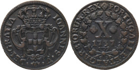 Portugal
 D. João V (1706-1750) 
X Reis AE 1737
A: IOANNES . V . . DEI . GRATIA
R: PORTUGALIAE . ET . ALGARBIORUM . REX
AG: 35.01 13.25g. Good Very Fi...