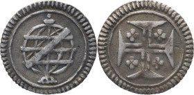 Portugal
 D. João V (1706-1750) 
Vintém (20 Reis) Ag Serrated
A: Armillary Sphere
R: CRUZ 
AG: 37.01 0.58g. Good Very Fine