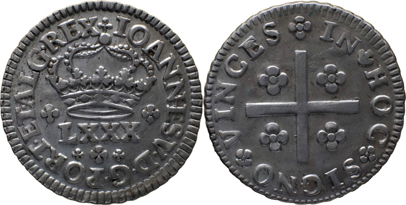 Portugal
 D. João V (1706-1750) 
Tostão (100 Reis) Ag 
A: IOANNES . V . D . G . ...