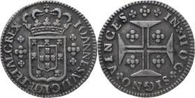 Portugal
 D. João V (1706-1750) 
6 Vinténs (120 Reis) Ag 
A: IOANNES . V . D . G . PORT . ET . ALG . REX
R: IN + HOC + SIGNO + VINCES
AG: 68.04 3.55g....