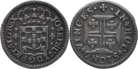 Portugal
 D. José I (1750-1777) 
3 Vinténs (60 Reis) Ag
A: JOSEPHUS . I . D . G . P . ET . ALG . REX
R: IN + HOC + SIGNO + VINCES
AG: 15.02 1.89g. Goo...