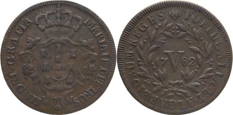 Portugal
 D. Maria e D. Pedro III (1777-1786) 
V Reis AE 1782 Error MARIA I ET N...