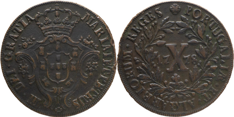 Portugal
 D. Maria e D. Pedro III (1777-1786) 
X Reis AE 1778
A: MARIA . I . ET ...