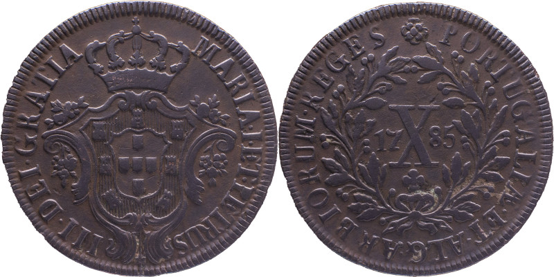 Portugal
 D. Maria e D. Pedro III (1777-1786)
X Reis AE 1785 Error ALG . ARBIORU...