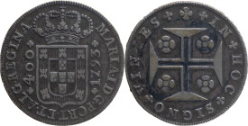 Portugal
 D. Maria I (1786-1799) 
Cruzado Novo (480 Reis) Ag 1793 Horizontal Axis
A: MARIA . I . D . G . PORT . ET . ALG . REGINA
R: IN + HOC + SIGNO ...