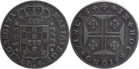 Portugal
 D. Maria I (1786-1799) 
Cruzado Novo (480 Reis) Ag 1795 Horizontal Axis
A: MARIA . I . D . G . PORT . ET . ALG . REGINA
R: IN + HOC + SIGNO ...