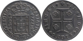 Portugal
 D. Maria I (1786-1799) 
Cruzado Novo (480 Reis) Ag 1797 Horizontal Axis Edge Scratched at 12 O'Clock
A: MARIA . I . D . G . PORT . ET . ALG ...