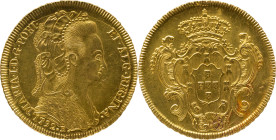 Portugal
D. Maria I (1786-1799) 
6.400 Reis, Peça 1792 R, AU
A: MARIA . I . D . G . PORT . ET . ALG . REGINA.
R: Shield and Royal Arms
AG: 33.07 14,32...