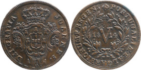 Portugal
 D. João P. R. (1799-1816) 
V Reis AE 1814 Restruck
A: JOANNES . DEI . GRATIA
R: PORTUGALIAE . ET . ALGARBIORUM . P . REGENS
AG: 04.08 6,25g,...