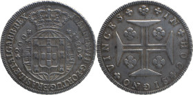 Portugal
 D. João VI (1816-1826) 
12 Vinténs (240 Reis) Ag 1820
A: JOANNES . VI . D . G . PORTUG . BRASIL . ET . ALGARB . REX
R: IN + HOC + SIGNO + VI...